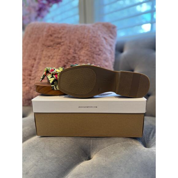 MSRP $125 NIB Jessica Simpson Resima Wood Platform Sandal Size 7 | QUICK SHIP - Picture 6 of 8